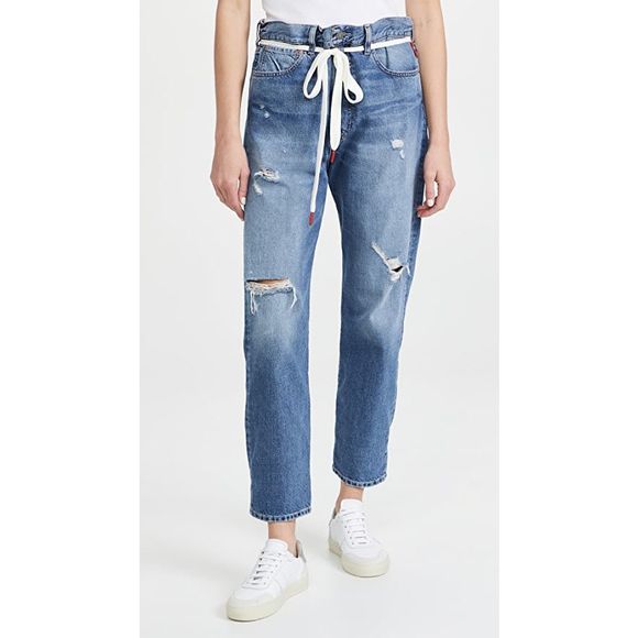New Free People x Denimist Harper Shoelace Jeans sz 26 - Picture 1 of 5